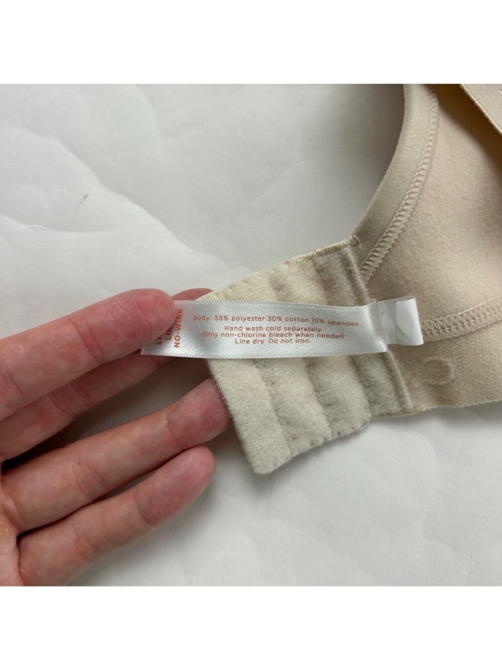 2ct Cacique Cotton Jersey Knit Soft Cup No Wire Bras Black Beige 48C - Picture 6 of 6